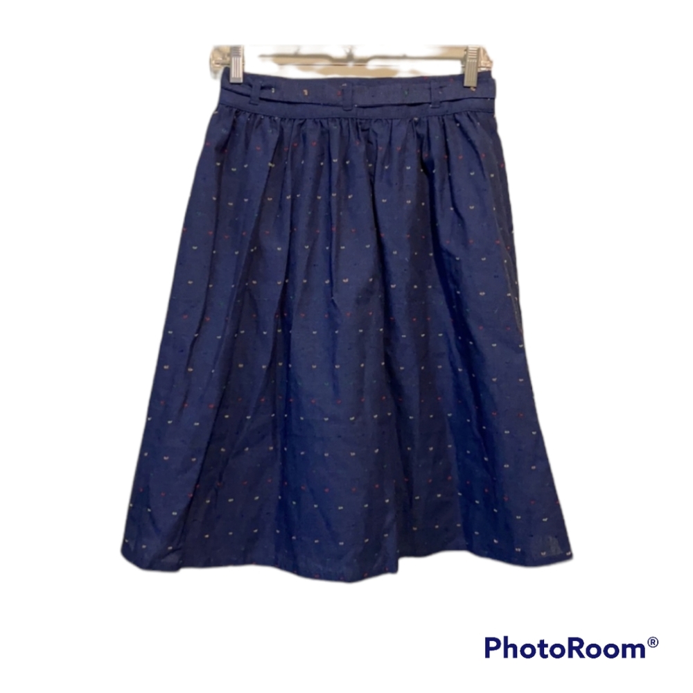 NWT ModCloth Chamboray Color Spec Midi Skirt - Picture 4 of 7
